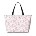 thumbnail image 2 of Hirioo Cute Piggy Ballerina for Large Capacity Beach Travel Bag for Women Men Foldable Beach Bags, Ideal for Travel, Beach, Pool, Picnic, and Family Outings, 2 of 7