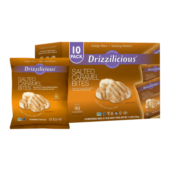 Drizzilicious, Salted Caramel Bites, Family Pack