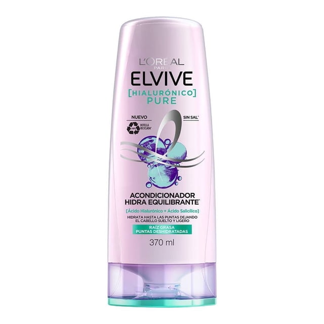 Acondicionador L'Oréal Elvive hialurónico pure 370 ml