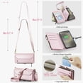 thumbnail image 5 of Crossbody for Samsung Galaxy S24 Plus Case Wallet【RFID Blocking】with 10-Card Holder Zipper Bills Slot, Soft PU Leather Magnetic Shoulder Wrist Strap for Samsung Galaxy S24 Plus Wallet Case Women, 5 of 15