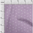thumbnail image 2 of oneOone Velvet Pastel Purple Fabric Sea Shells Dress Material Fabric Print Fabric By The Yard 58 Inch Wide, 2 of 5