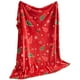 thumbnail image 2 of Manta de franela navideña estampada para dormitorio, sofá o siesta., 2 of 6
