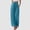 Sky Blue, variant on Women High Waisted Wide Leg Pants Fashion Drawstring Elastic Trousers Comfy Straight Leg Long Pants With Pockets Harem Pants Wide Legged Pant Summer Pant Suits for Women Casual Womens Pants Suite