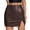 Coffee, variant on Fgnfyis Leather Mini Skirt Women Pure Color Short Tight Split Pencil Skirt Women's Skirts Black M