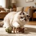 thumbnail image 6 of Catnip and Silvervine Chew, Natural Fishbone Chew Toy for Cats, Fishbone-Shaped Cat Dental Toy for Chewing, Licking, Pawing, Boredom Relief & Enrichment for Cats&nbsp;, 6 of 7