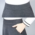 thumbnail image 4 of Ketyyh-chn99 Skirt Girls Plaid Skirt Womens Winter Vintage High Elastic Waist A Line Pleated Wool Midi Skirt Lady Skirt, 4 of 5