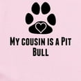 thumbnail image 2 of CafePress - My Cousin Is A Pit Bull Body Suit - Baby Light Bodysuit, Size Newborn - 24 Months, 2 of 4