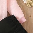 thumbnail image 5 of TOWED22 Girls Fall Outfits Long Sleeve Shirts Cute Graphic Outfit Pants Set Baby Toddler Girl Clothes,Pink,3-4 Y, 5 of 7