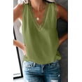 thumbnail image 4 of Asyoly Womens Sexy V Neck Lace Trim Camisole Casual Loose Sleeveless Cami Shirts Blouse Tank Top for Women, 4 of 7