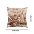 thumbnail image 3 of Christmas Pillow Covers Decorative Throw Pillow Cases Washable Cushion Case for Sofa Couch Bedroom Living Room Home Decor, 3 of 6