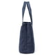 thumbnail image 4 of Bolsa Bolsos de hombro de lona Moda Mujer Tote Casual Portátil para fiesta (Azul oscuro) Likrtyny Para Estrenar, 4 of 8