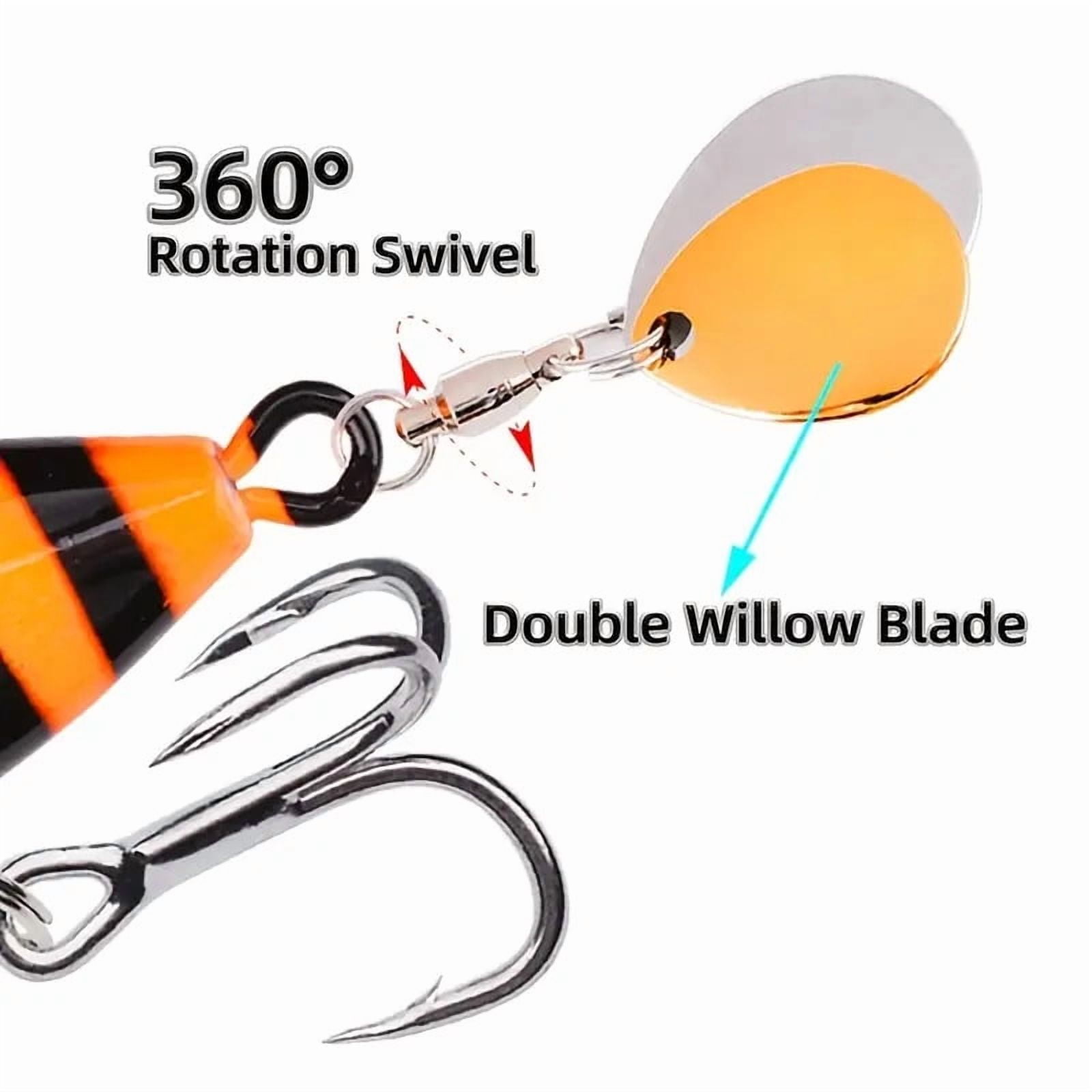 10/pcs 25g 20g 17g-6gFar-throw Lure Ugly Fish VIB Under Water Rotating Vibrating Double Sequins Bionic Artificial Bait Fish Bait