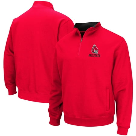 Men s Colosseum Cardinal Ball State Cardinals Tortugas Logo Quarter-Zip Jacket Men s Colosseum Cardinal Ball State Cardinals Tortugas Logo Quarter-Zip Jacket