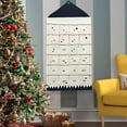 thumbnail image 3 of Fabric Christmas Advent Calendar with Pockets, Reusable Natural 24 Days Countdown Advent Calendar Hanging Storage Bag for Xmas Holiday Home Wall Decoration, 3 of 4