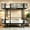 Black - Oval-Twin over Twin, variant on Laisnet 1000LBS Metal Bunk Bed, Full over Full Size Loft Bunk Bed for Teens Adults, Heavy-Duty Quiet Bed Frame, Black