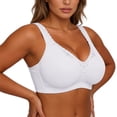thumbnail image 4 of Plus Size Bras for Women Baeitkot Women's Breathable Full Cup Lace Comfortable Plus Size Bra, 4 of 6