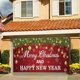 thumbnail image 1 of Decoraciones navideñas para puertas de garaje Bienvenido a la pancarta navideña para puertas de garaje Pancarta navideña grande para puerta de garaje Fondo navideño para decoración de pared al aire, 1 of 7