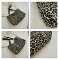 thumbnail image 5 of Txmasen Large Capacity Bag Crossbody Bag Leopard Print Shoulder Bag Tote Bag Brown, 5 of 10