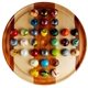 thumbnail image 1 of Juego de mesa Marble Solitaire Marble BoardGames hecho a mano de 16 pulgadas, 1 of 3
