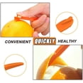 thumbnail image 4 of LAICAIW Orange Peeler tools Plastic Orange Peeler Citrus Remover Easy Open Citrus Lemon Citrus Peel Cutter Vegetable Slicer Fruit Tools Kitchen Gadgets (Orange 2 Pack), 4 of 7