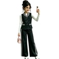 thumbnail image 2 of Angala 2 Piece Outfits For Girls V-Neck Sleeveless Vest With Wide Leg Trousers Set Girls Fall Season Wear Clothes, 2 of 3