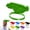 Green, variant on Funny 3D Visor Fun Sun Visor Palm Shaped Sun Visor Hands Free Hand Shade Hat Hand Shadow Hat Palm Sized Sun Hat Adjustable Headband for Outdoor Use