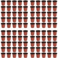 thumbnail image 5 of Ideal para parterres de flores 100 macetas pequeñas de plástico para jardinería, 5 of 5