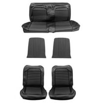 Scott Drake 65CP-S-FULL-BK 1965 Full Set Coupe Standard Upholstery - Black