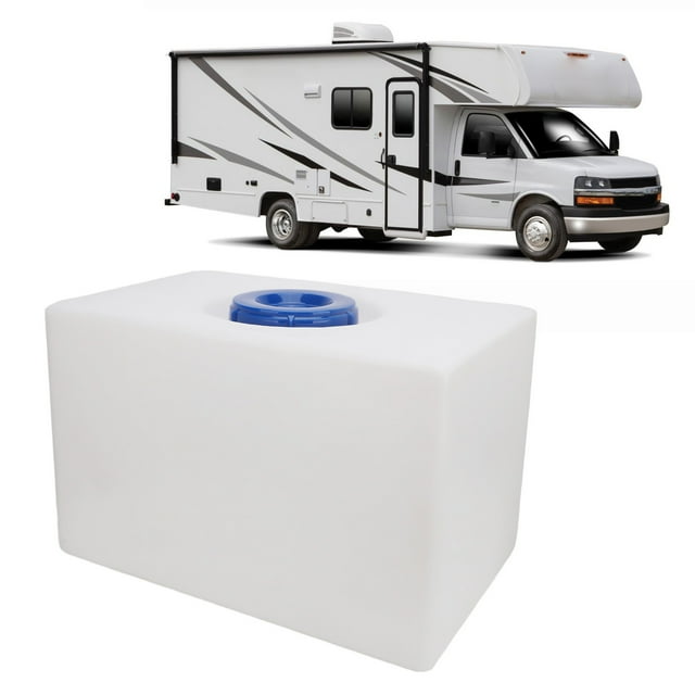 RV Water Tank, Shock Absorption Large Capacity Weather Resistant Versatile 16 Gallons RV Water Storage Container Tank for Yacht