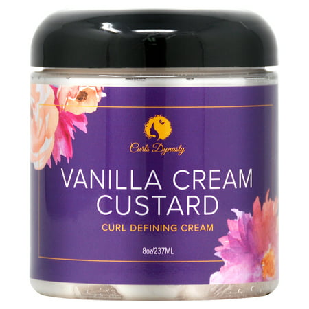 Curls Dynasty Vanilla Cream Custard Curl Defining Cream 8 oz - Walmart.com