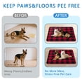 thumbnail image 6 of Decorative Leopard Washable Pee Pads for Dogs, 72"x72" Reusable Potty Pad, Non-Slip Liner for Crate Training and Floors.(Texture/leopard /Geometry, 24" x35" ), 6 of 8