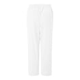 thumbnail image 6 of KPOPLK Cargos Pants Women Low Waist Short Jeans Pants for Women Ladies Capri Pants Pull On Stretch Summer Linen Pants for Women 2024 Home Pants Women Cotton Size L,White, 6 of 8
