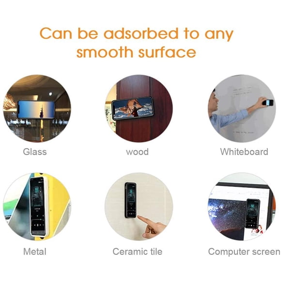 Samsung Galaxy S9 Plus Cas, Cas Anti Gravité Noir Collant d'Aspiration Nano Magique pour Samsung S9 + Plus Mains