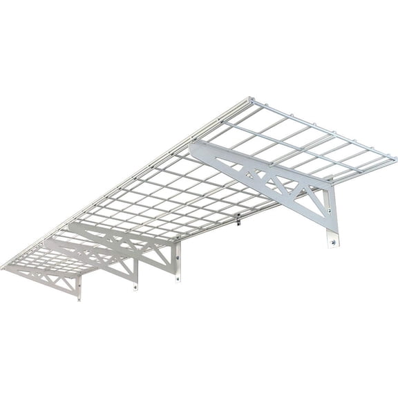 Heavy-Duty Wall Mount Storage Shelves 18x48 – 500lb Load, Utility Pantry Garage Shelves (2 Pack)