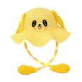 thumbnail image 5 of FVDPWYE Kids Bunny Hat with Light Cute Comfortable Straw Hat for Children's Day Birthday Yellow, 5 of 9