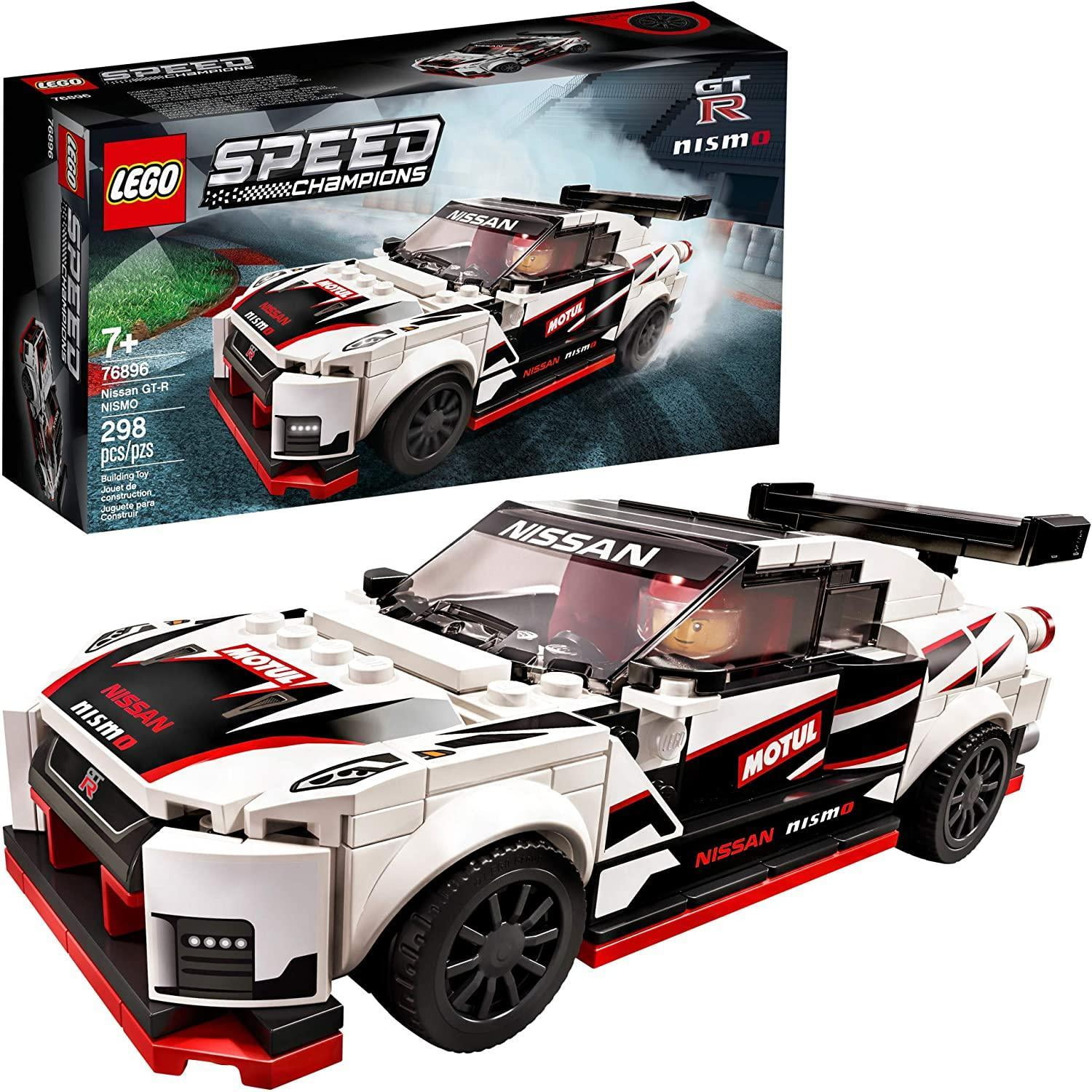 LEGO Speed Champions Nissan GT R NISMO 76896 Toy Model Cars Building Kit Featuring LEGO Minifigure New 2020 298 Pieces Walmart