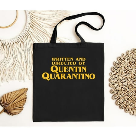 vintage Written and directed by Quentin Quarantino Cool Tote Bag Quentin Tarantino Bag Men s Women s-TH17503
