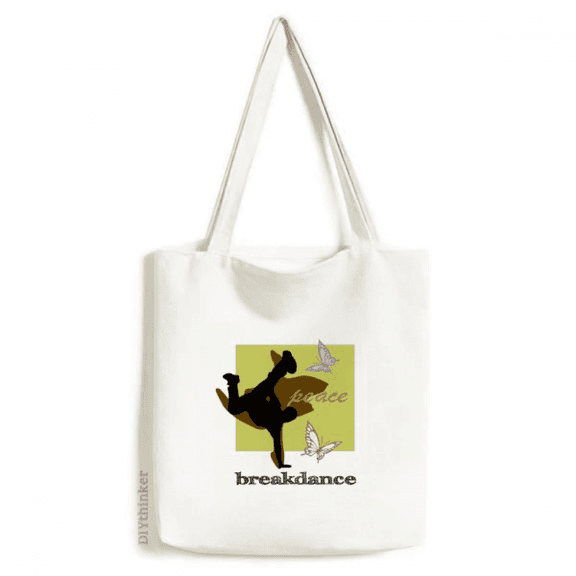 Streetdance Culture Breakdance Insect Tote Canvas Bag Shopping Satchel Casual Handbag