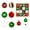 ornaments_#06, variant on 44pcs Christmas Ball Ornaments Set for Xmas Tree - 2.36"/6cm Shatterproof Plastic Red & Green Hanging Balls Decorations for Holiday Party Home