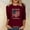 Wine, variant on ZJXFGS Women's Casual 3/4 Sleeve T Shirts,Slim Fit Tunic Top Slim Fitted Casual Basic Tee Basic Layer Tees Comfy Blouses Fashion Clothing Outfits Workout Y2K Clothes Beige L