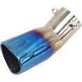 thumbnail image 3 of HAHDAXIA Stainless Steel Exhaust Tailpipe Muffler Tip Universal 2.5 inch Inlet, 3 of 6