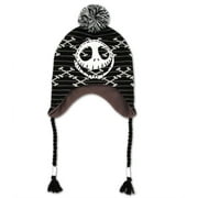 Nightmare Before Christmas Scandinavian knit hat with pom featuring Jack