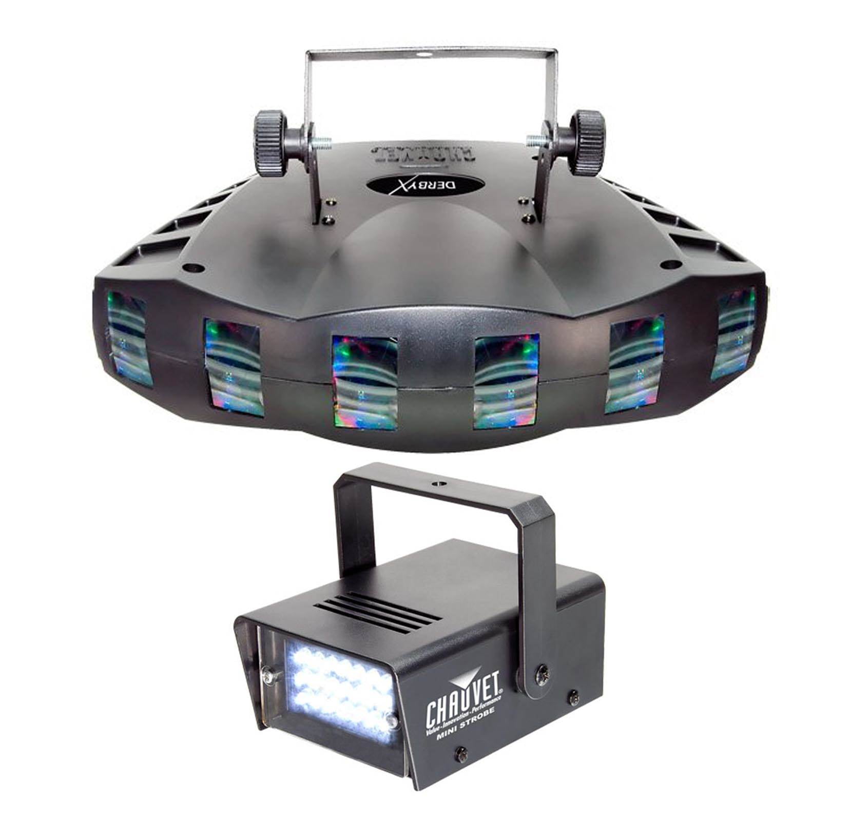 Chauvet DJ DERBY X 90-LED RGB DMX-512 Strobe Light Pro Club Lighting Effect 