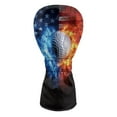 thumbnail image 2 of Pzuqiu Golf Head Covers Premium Golf Club Head Cover Easy to Use Keep Clubs Dry and Clean Driver Covers for Woods and Drivers, Golf Ball, 2 of 8