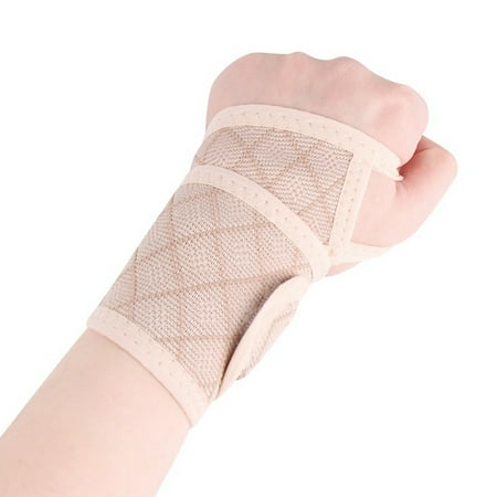 

JunDanmall 1Pc Unisex Wrist Brace Tightly Wrap Elastic Sweat Absorbing Wrist Band for Playing Basketball