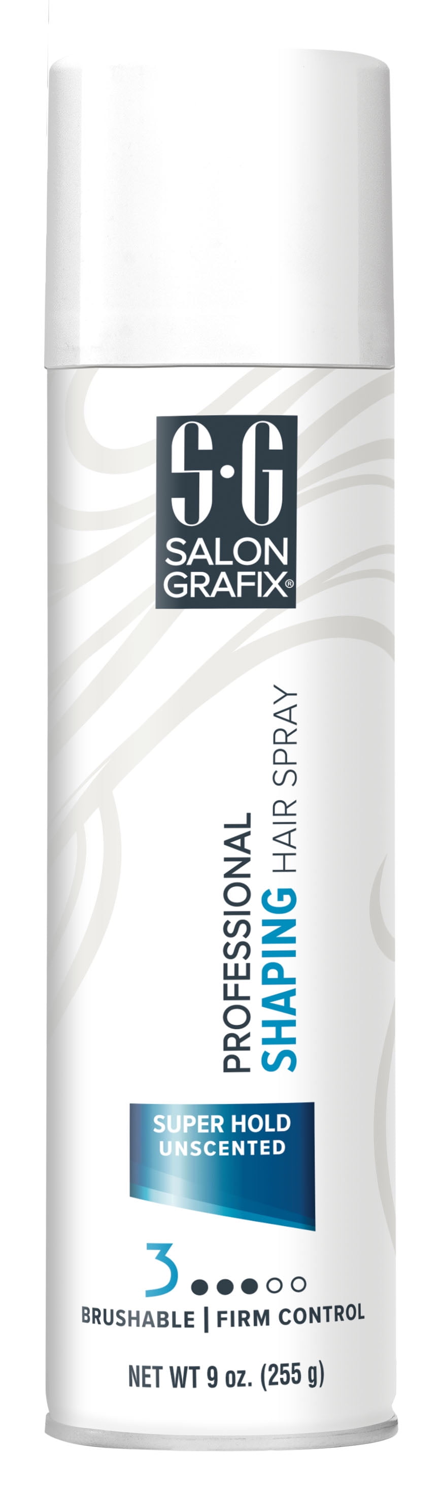Salon Grafix Professional Super Hold Unscented Shaping Hair Spray, 9 oz