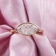 thumbnail image 4 of solitaire jewels 1.5CT East West Bezel Set Marquis Moissanite Engagement Ring For Women, 14K Yellow Gold, 4 of 9