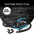 thumbnail image 1 of 16/20 Psi Dual Stage Electric Air Pump Intelligent Inflatable Pump For Inflatable Sup Stand Up Paddle Surfing Board With Nozzles-1, 1 of 3