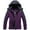 Purple, variant on Winter Outdoor Windproof Jacket for – Plus Size Cold Weather Coat for Hiking and Gear,Jackets for Women,M
