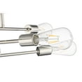 thumbnail image 5 of Millennium Lighting  Decco 6 Light Pendant Fixture in Matte Black Polished Nickel Polished, 5 of 5
